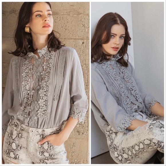 POL Authentic “Infamous” Lace Top - Picture 13 of 16